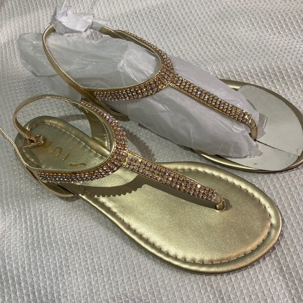Unisa Gold Sandals 🩴